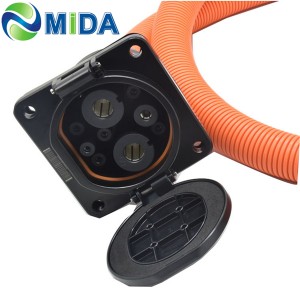 80A 125A GBT Socket Vehicles Inlets GB/T DC Charging Socket Electric Vehicle