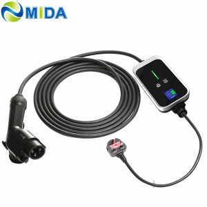 Mode 2 Portable EV Charger Type 1 to UK 3 Pins ...
