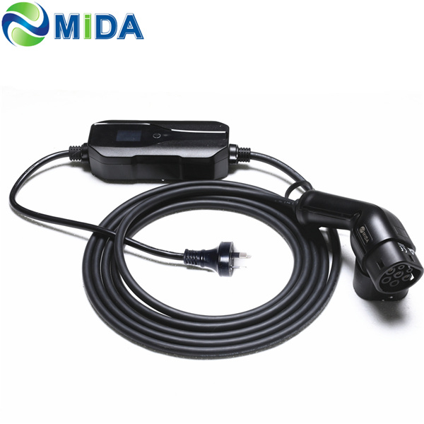 Adjustable EV Charger 6A 8A 10A 15A Type 2 Gun Portable Charger Electric  Car Charging