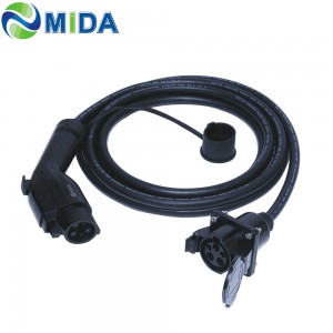 Type1 EV plug to  socket car charger for electric charging stations