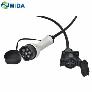 32A Type 2 to Type 1 EV Adapter EV Converter Cable