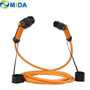 EV Charger Manufacturer 32A 400V 3Phase 22kw Type 2 to Type 2 EV Charging Cable