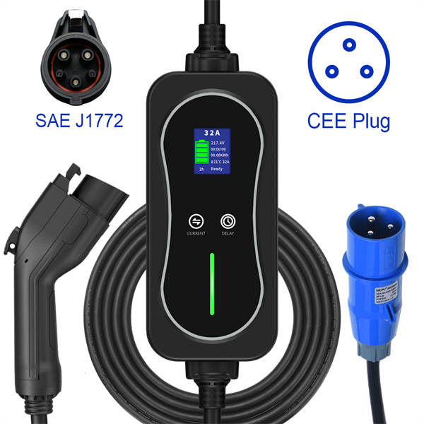 China Level 1-2 Type1 EVSE Portable SAE j1772 EV Charger With Extension  Charging Cable,Level 1-2 Type1 EVSE Portable SAE j1772 EV Charger With  Extension Charging Cable Manufacturer 