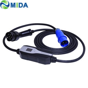 IEC62752 32Amp Type 2 EV Charger CEE Plug EV Charging Cable Electric Vehicles Car Charger Box