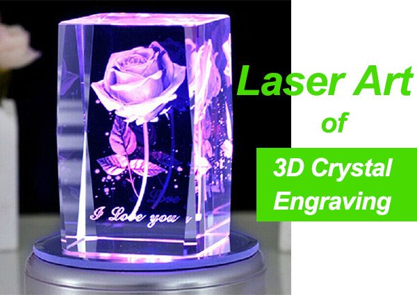 حکاکی لیزری سه بعدی در شیشه و کریستال