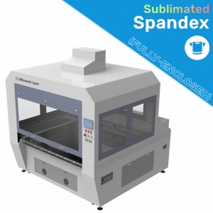 Laser Cut Spandex Machine (sublimering helt innesluten)