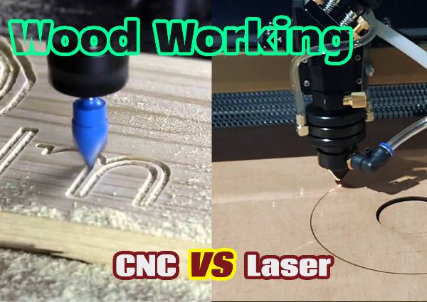 CNC VS. Laser Cutter for Wood | How to choose?