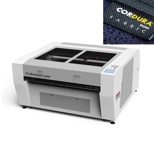 Cordura fabric laser cutting machine from MimoWork Laser