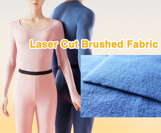 laserski rezana brušena tkanina