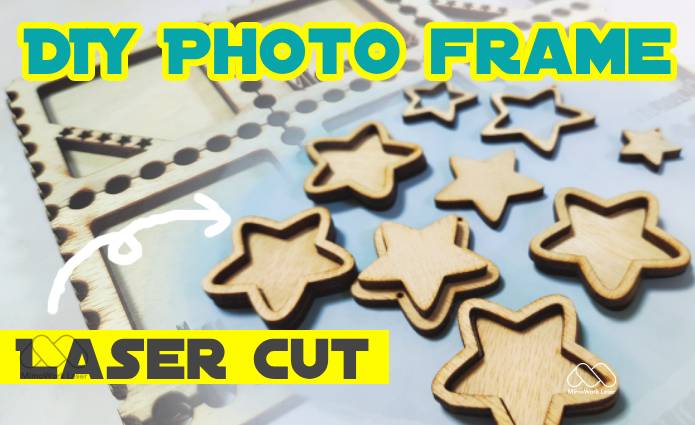laser cut mdf photo frame