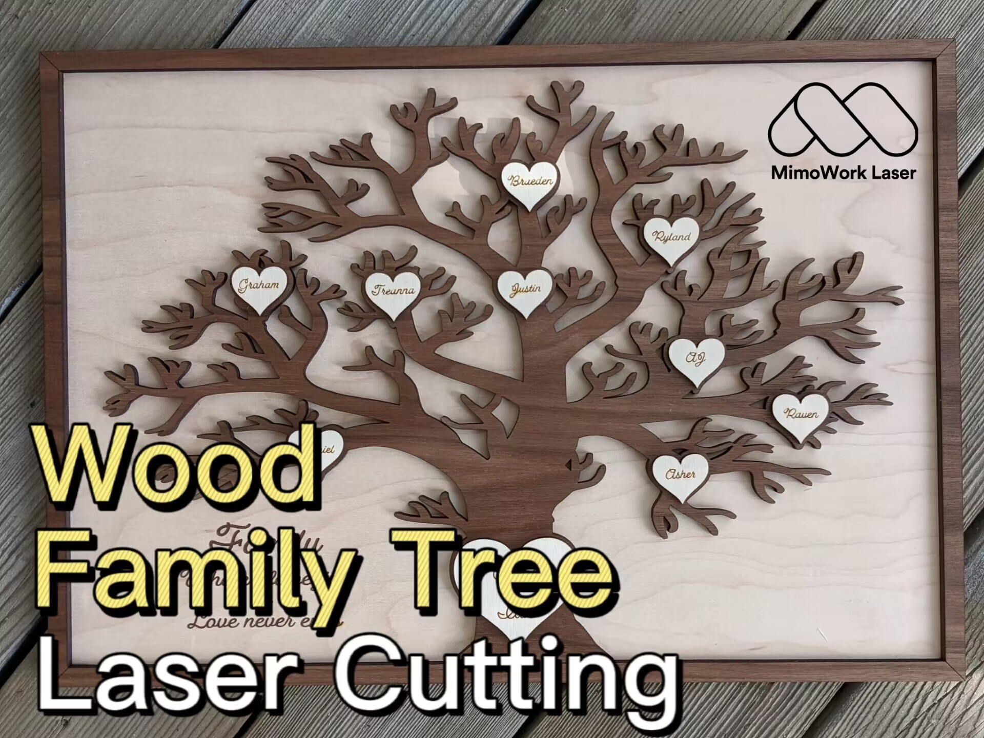 Creating a Stunning Laser Cut Wood Family Tree: Tips and Tricks for Success