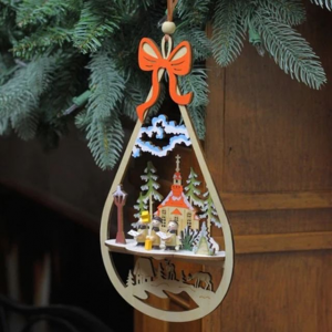 dekorasi Natal dari kayu 04
