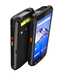 PCB imħatteb android mobbli smartphone twieqi android 9.0 li jinżamm fl-idejn uhf RFID barcode scanner pda 4g