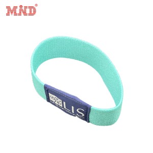 NFC access control nfc tag woven fabric elastic wristband vip business stretch band