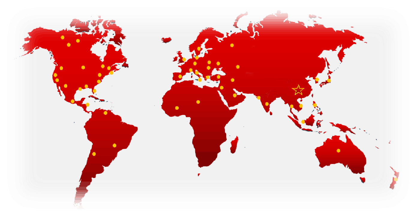 Centrado en el desarrollo de negocios internacionales, los productos MIND se exportan a más de 50 países y regiones de todo el mundo.