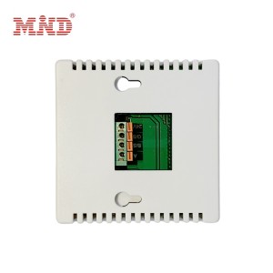 MDTH424 Modbus RS485 Output Sensor Kelembaban Suhu Transduser dengan Termometer LCD 3 Inci Pemasangan di Dinding
