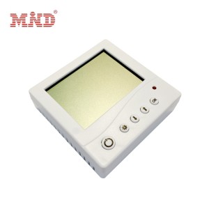MDTH424 Modbus RS485 Transductor de ieșire pentru senzor de temperatură umiditate cu termometru LCD de 3 inchi Montare pe perete