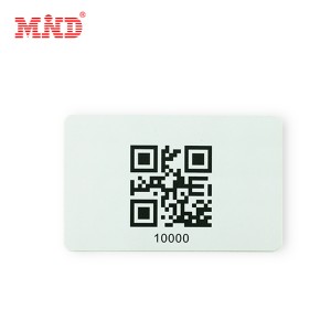 OEM QR code/ barcode plastic membership card