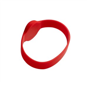 ROHS / REACH / FCC / CE voamarina NFC silicone band bracelets RFID access control wristband