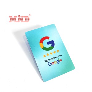 Оцініть нас у Google Картка NFC NTAG 213 NTAG 215 NTAG 216 Відгуки бізнес-клієнтів RFID Картка огляду Google
