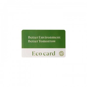 Samengewerkt met duizenden RFID-klant Eco-vriendelijke bio-papieren NFC-kaart