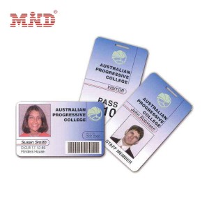 Customized printing school/companies/government id card with photo