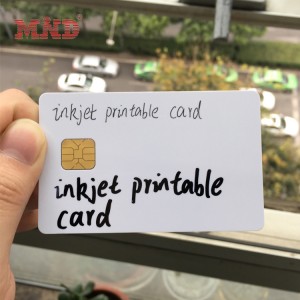 Inkjet Printable PVC ID Card Putih Kanggo Epson / Cannon / A4 kertu PVC