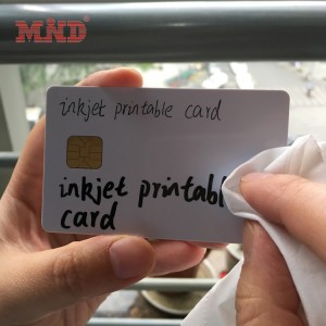 Бяла карта с мастиленоструен печат PVC ID за Epson/Cannon/A4 PVC карта