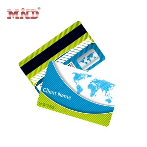 Fantastic card de fidelitate PVC gravat card de membru 4 culori imprimat card club