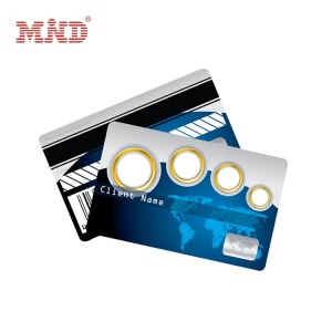 Фантастична ПВЦ картица лојалности угравирана чланска картица 4 боје штампана клупска картица