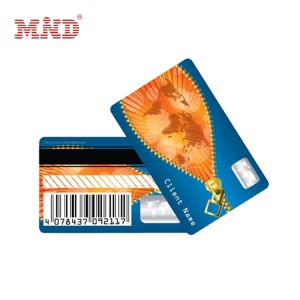 Фантастична ПВЦ картица лојалности угравирана чланска картица 4 боје штампана клупска картица