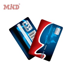 Фантастична ПВЦ картичка за лојалност со гравирана членска картичка со печатена клубска картичка во 4 бои