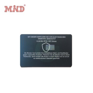 RFID bloklama kartı
