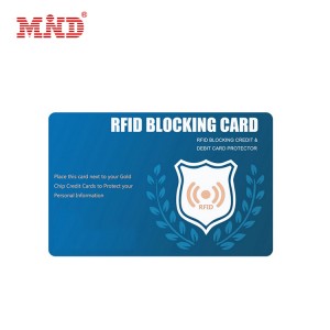 RFID bloklama kartı