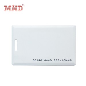 Χονδρική εκτύπωση προσαρμοσμένου λογότυπου ABS RFID Clawshell Thick Card