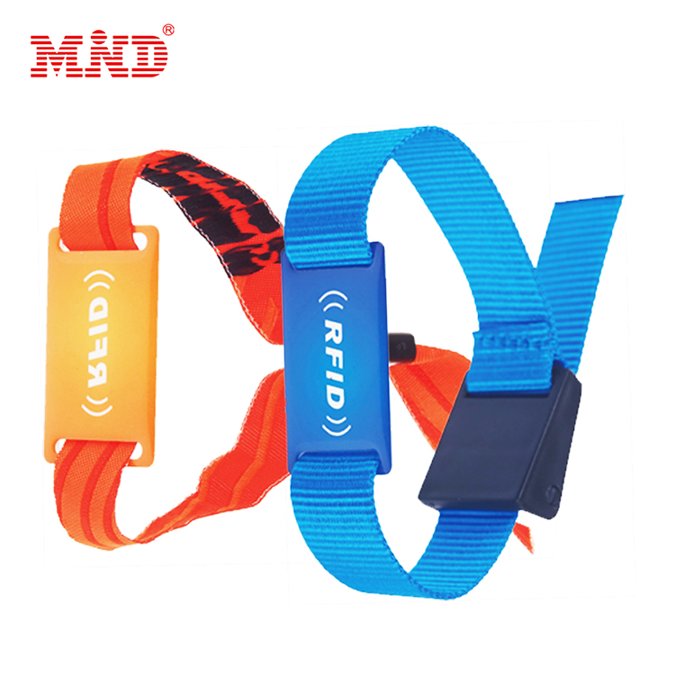 Fast delivery Rfid Textile Tag - RFID woven wristband – Mind