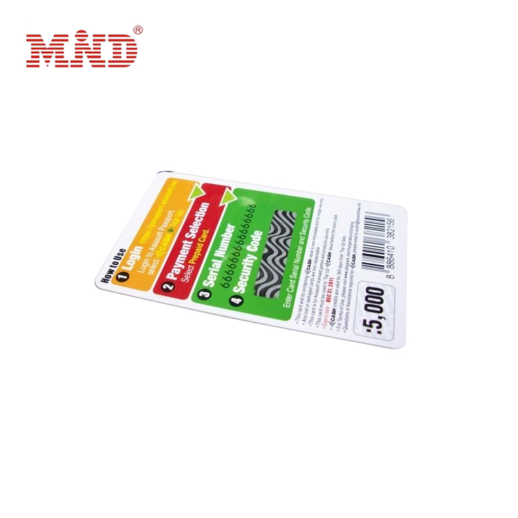 Wholesale cheap customized pvc scratch card Featured Image
