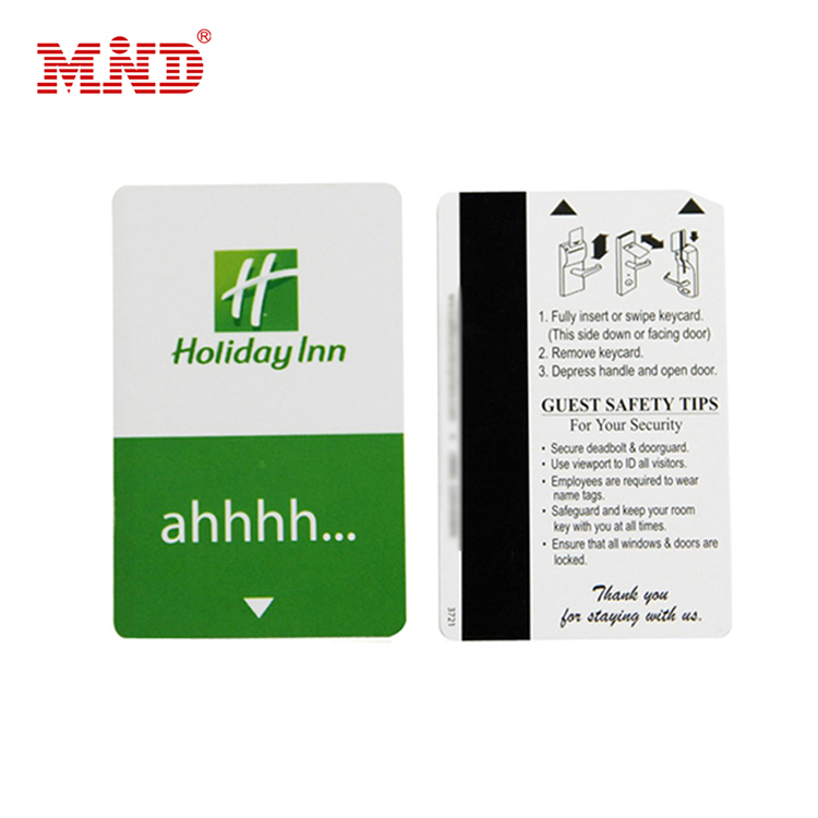 Magstripe hotel key cards