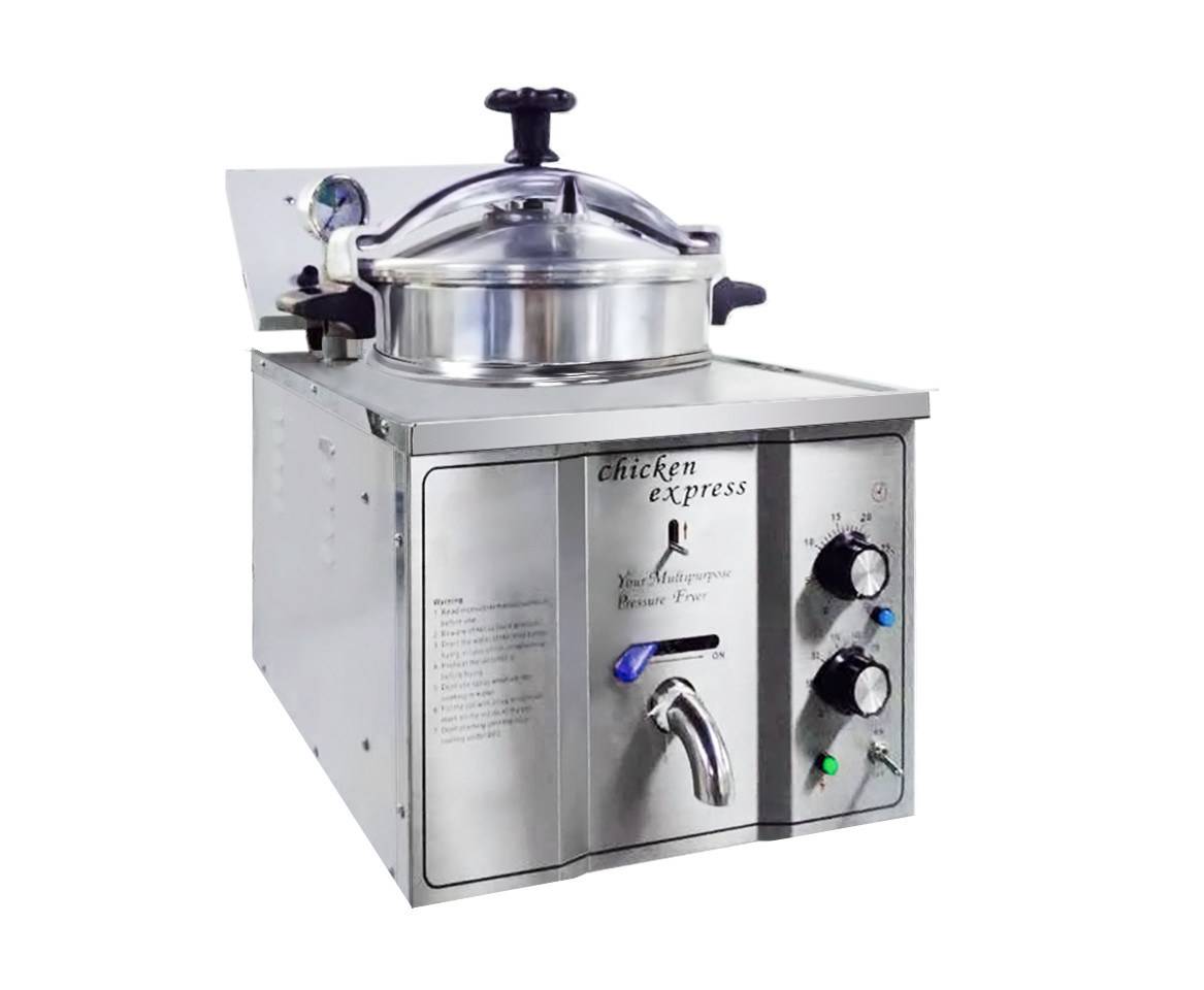 Factory Price For Paste Filling Machine - Electric Table top Pressure Fryer 16L  MDXZ-16  – Mijiagao