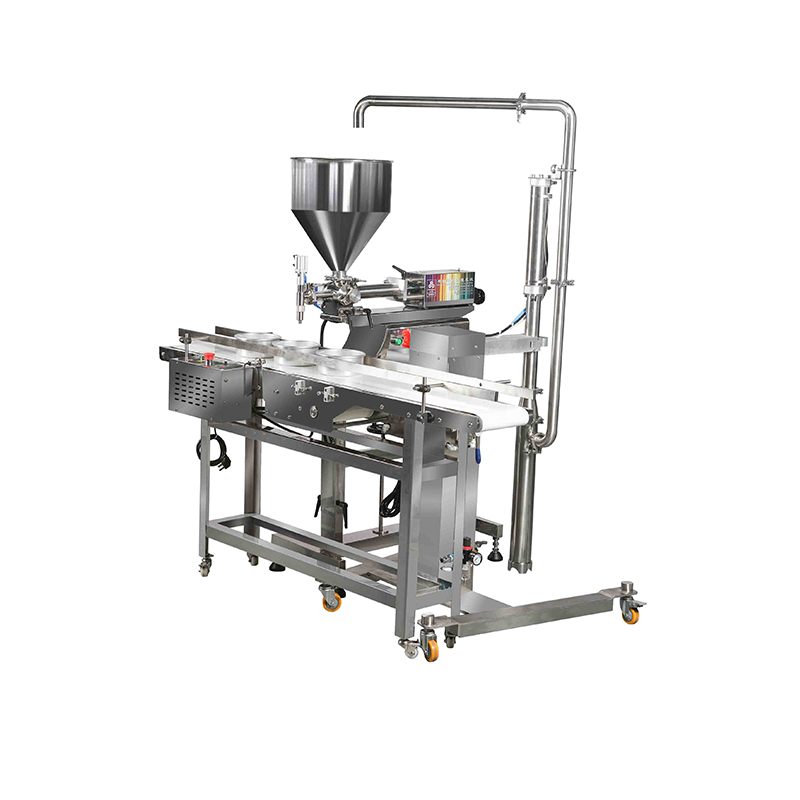 OEM Manufacturer Food Service Equipment Manufacturers - Automatic Cake Filling Machine(With Hopper Topper&Conveyor) – Mijiagao