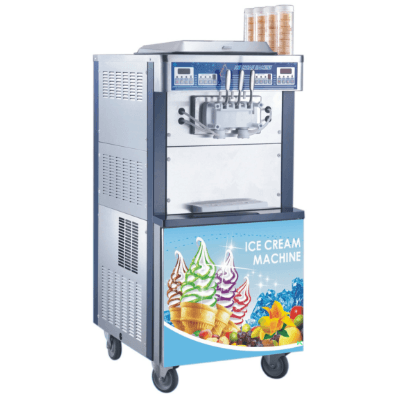 Hot sale Table Top Pressure Fryer - 2 Flavours Floor Soft Ice Cream Machine BQ 858Y Hopper Capacity 2X10L  – Mijiagao