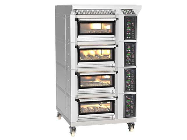 New Delivery for Cone Ice Cream Machine - 4 deck 4 tray Electric Deck Oven DE 4.04 – Mijiagao