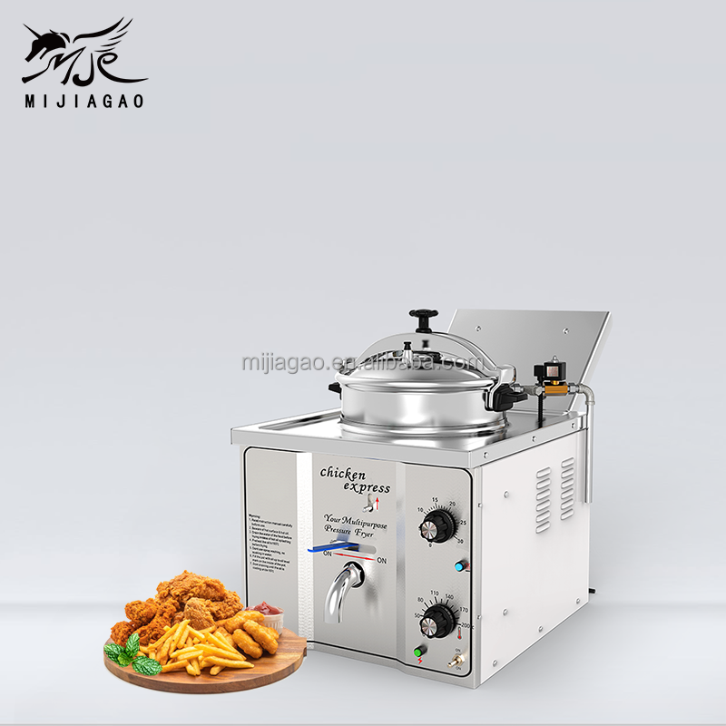 Best Price on Professional Food Service Equipment - China Pressure Deep Fryer/Electric Table top Pressure Fryer 16L  MDXZ-16  – Mijiagao