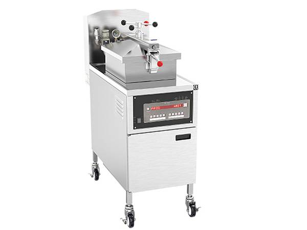 China Computer Fryer 24L Commercial Electric Pressure Fryer For Fried Chicken With Stainless Steel Body PFE-800C/China Gas Pressure Fryer Featured Image