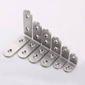 Китайські металеві штамповані сталеві деталі L-подібні кутові кронштейни