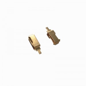 OEM Metal Stamping Brass Terminal Pin Connector สำหรับซ็อกเก็ต