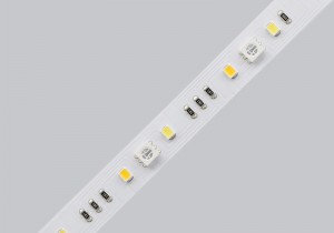 LED juostos spalvos temperatūra reguliuojama