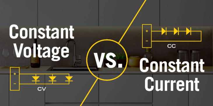 What is the difference between constant voltage and constant current strips?