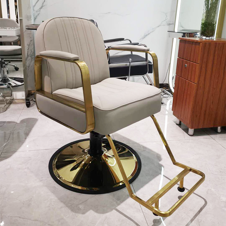 cheap gold hair salon hairdresser chair styling barber shop chair
