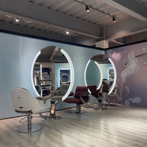 wholesale furniture hair salon styling station luxury makeup mirror with light